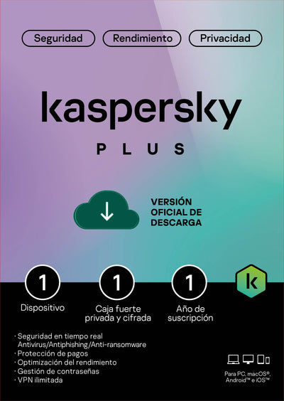 Kaspersky Plus (Suscripción anual)